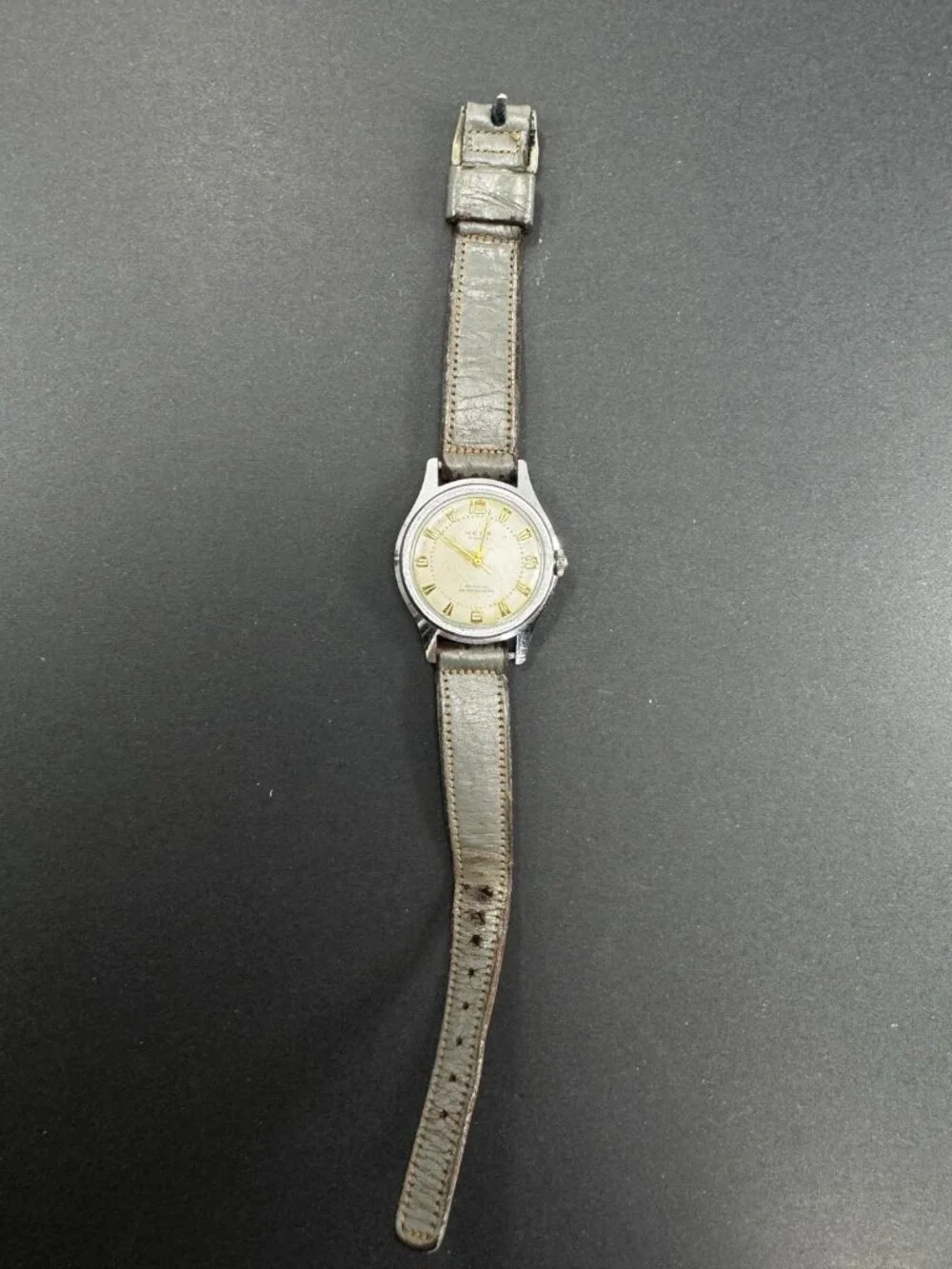 MEPA 17 Jewel Incabloc Swiss Manual Wind Mens Watch MOU Mechanical